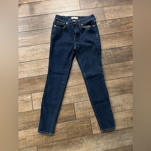 Madewell size 4 28 skinny jeans high rise